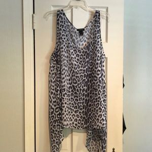 Torrid Leopard Print Sharkbite Top 3X